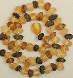Raw Baltic Amber Teething Necklace 13'' [並行輸入品]