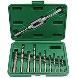 FKDLCD　なめたネジはずしビット ネジ 外し エキストラクター ボルト抜く ネジ なめた 壊れたネジ 工具 ネジ抜き専用工具 修理用工具 11セット