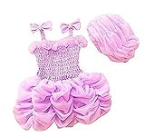 9416子供水着　女児　女の子用ワンピース水着　ベビー水着キッズみずぎ　スイミング ウェア　ジュニア　小学生 (100, パープル)