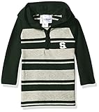 NCAA Michigan State Spartans Toddler Boysラグビー長袖フード付きシャツ、サイズ4、グリーン/ヘザー