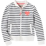 OSHKOSH(オシュコシュ) ストライプ フレンチテリー ボンバー ジャケット カラー アウタージャケット 4歳【並行輸入】