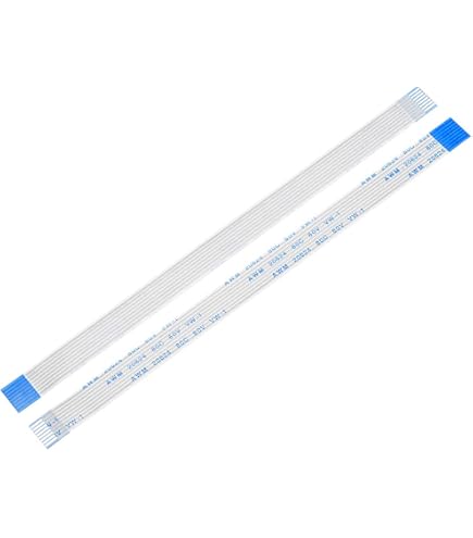 Amazon | uxcell フレキシブルフラットケーブル 6個 100x9mm 1mm