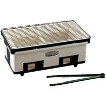 Amazon.co.jp: 炭用バーベキューコンロ 410×235×180 ワイド B-3