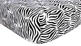 Trend Lab Black and White Zebra Crib Sheet by Trend Lab [並行輸入品]