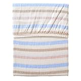 baby.e-sleep(ベビーイースリープ)高島ちぢみ®使用 日本製 cocone ベビーフィットシーツ(ボーダー)70×120cm