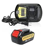 efluky Replacement Dewalt 20V Max 4.0Ah Battery+Charger [並行輸入品]