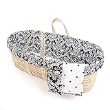 TadpolesダマスクMoses Basket寝具のみ mbstpc120