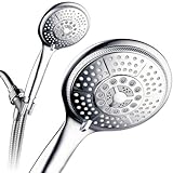 PowerSpa特大サイズ5 "面7-setting Luxury Rainfallハンドシャワー(クローム)