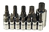 ATD Tools 13777 12-Piece Star Plus Bit Socket Set [並行輸入品]