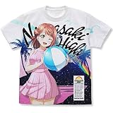 コスパ COSPA ラブライブ! 虹ヶ咲学園スクールアイドル同好会 上原歩夢 フルグラフィックTシャツ 水着Ver. Lサイズ WHITE 綿製 ‎0360-0540