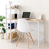 アイリスプラザ パソコンデスク デスク収納 整理 ラック付きデスク オフィス 机 PCデスク テレワーク 幅114㎝ RTPCD-1200 