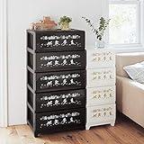 [ベルメゾン] ディズニー 樹脂チェスト ミッキー＆フレンズ ホワイト タイプ：５段スリム