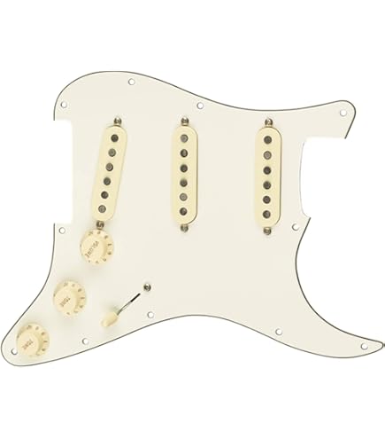 Amazon | Fender フェンダー ◇ Pre-Wired Strat Pickguard, Tex