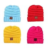 bestjpshop 秋冬 子供たち かわいい ウールキャップ 赤ちゃん ニット 保暖 帽子 秋冬春用 全4色