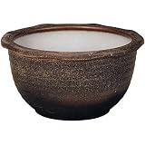 信楽焼　信楽BEST SELECTION　水鉢　窯肌　16号　全高26cm×直径48cm