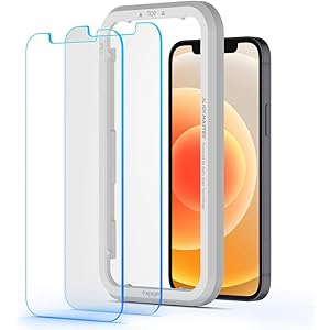 Spigen 【2枚入】 iPhone 12 ガラスフィルム/iPhone 12 Pro ガラスフィルム 6.1 インチ…