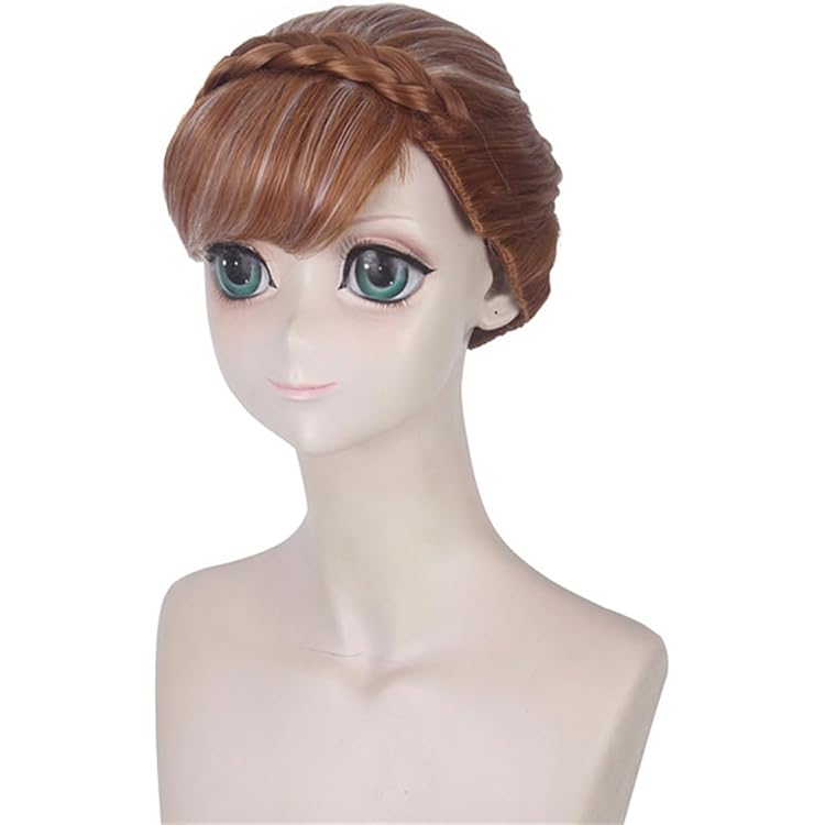 Amazon.co.jp: Akixen アナと雪の女王 アナ ウィッグ コスプレ 子供用