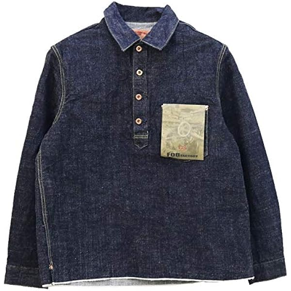 【美品】FOB Factory G3デニムプルオーバージャケット36F2384 FOB FACTORY FACTORY（FOBファクトリー） F2384 G3 デニム プル