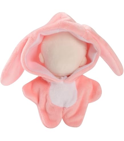 うさぎ ピンク 着ぐるみ : ぬい服 おすわりぬい服 15cm ほわぬい基準
