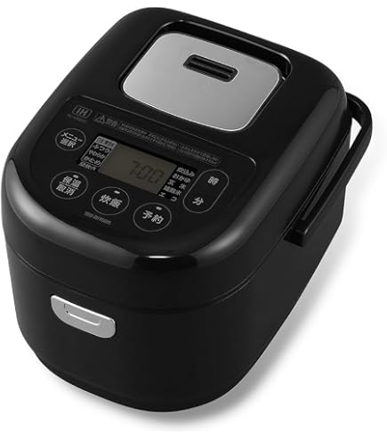 Amazon | RC-ISA30-B ブラック IHジャー炊飯器 3合 | アイリスオーヤマ