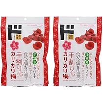 Amazon | [セット買い]販路限定 大容量 手割り カリカリ梅 150g