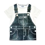 Lee×StompStamp リー ストンプスタンプ 半袖 サロペットプリントTシャツ コン 120cm