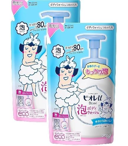 Amazon | ビオレu 【大容量】 泡で出てくる ボディウォッシュ つめかえ