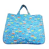 (ボリボンウーフ)boribon oeuf ヴィル レッスンバッグ トートバッグ/ブルー