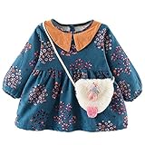 葉　果物　花柄　プリント　フリル 袖　プリンセススカートドレス+ヘアバンドセット　かわいい　ワンピース　女の子　子供服　女の子　赤ちゃん服　幼児　子供服　女の子　長袖　４サイズ　キッズ服　７0CM－８