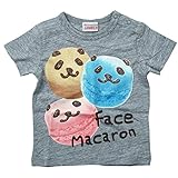 《初夏盛夏対応》 GARACH(ギャラッチ) 天竺FaceMacaron半袖Tシャツ 90cm/Mg NO.AH-1721306