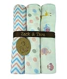 Zack & Tara Signature Swaddle - Adorable Animals, Pretty Polka & Chic Chevrons by Zack & Tara