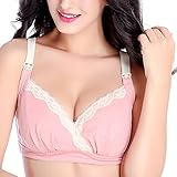 YOURUO マタニティブラ ハーフトップ ブラジャー 授乳しやすい ストラップオープンタイプ 授乳用ブラジャー ノンワイヤー
