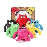 カラーモンスターぬいぐるみ、私の感情的な小さなモンスターの漫画の人形、カワイイカラーモンスターぬいぐるみ。-set