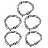 uxcell　発熱体コイル　ヒーター線　シルバーグレー　AC　220V　1000W　420mmx5mm　5本入り