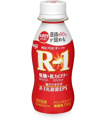 Amazon.co.jp: 明治ヨーグルトR-1 ドリンクタイプ 【112ml×24本