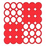 Tuankay ランチョンマット フェルト プレースマット テーブルマット ジオメトリ 防汚 断熱 滑り止め 摩擦 耐える 飾り 上品　おしゃれ　食卓 6色