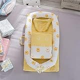 AbreezeベビーLounger、幼児Lounger、新生児Lounger :通気性、hypoallergenic-perfect for添い寝、コットンポータブル旅行幼児ベッド、ベビーベッド、Ba