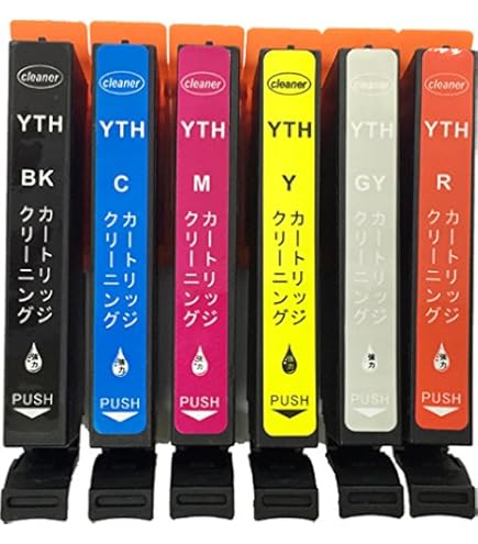 EPSON 純正　インクカートリッジ　EP-10VA EP-30VA用 Amazon.co.jp: エプソン用 EP-10VA EP-30VA用 YTH-6CL (2BK/C/M