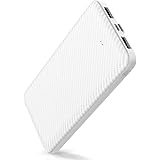 モバイルバッテリー 12000mAh 大容量 薄型 15W USB-C入出力 3A/2A急速充電 2USB-A出力ポート 3台同時充電 Micro入力 PSE認証済 軽量 携帯充電器 iPhone/iPad/Android対応 白
