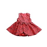 ベビー服 女の子ワンピース 子供服 Pojour 可愛いキャミソール スカート 袖なしドレス オシャレ 秋 綿 通園 発表会 旅行 記念日 プレゼント 赤