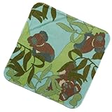 Breganwood Organics Hooded Towel for Babies & Toddlers Koala Design in Sea Blue, For Ages 0 - 3 Year
