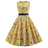 YOKINO ワンピース 女性ドレスノースリーブ Ａラインミュージックワンピース 92年代ベルト付き レディーズ 着痩せ ノースリーブ 豪華 セクシー ハイウエスト 　結婚式 披露宴 二次会 パーティ