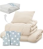 Amazon｜カインズ(CAINZ) ボリューム布団セット3点 グレー セミダブル