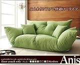 フロアカウチソファ【Anis】アニス グリーン【ﾉｰﾌﾞﾗﾝﾄﾞ品】