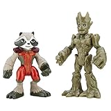 Playskool プレイスクール Heroes ヒーローズ Marvel マーベル Super Hero Adventures Groot and Rocket Raccoon [並行輸入品]