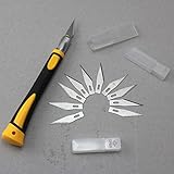 Zehui用紙カットツールユーティリティナイフアートナイフrubber-stamp Graver Filmカッター1 Hilt and 11ブレード