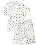 putty(プッティー)マリン柄 甚平スーツ上下 100cm オフホワイト 720908 サザンクロス 日本製 綿100% トドラーサイズ