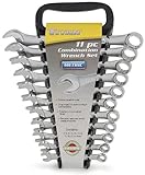 Titan Tools 17328 11-Piece Metric Raised Panel Combo Wrench Set [並行輸入品]