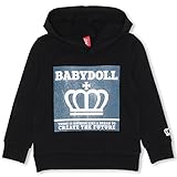 BABYDOLL（ベビードール）親子ペア デニム風プリントパーカー 150cm ブラック