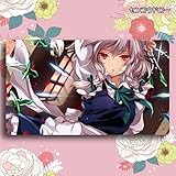 センコウドロー カードゲーム プレイマット 東方Project 東方プロジェクト 十六夜咲夜 いざよいさくや カードゲームプレイマット ラバーマット プレイマット カード枠なし (60cm * 35cm * 0.2cm)